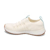 Side view of RIVAL Women's Drive in Ivory/Light Blue/Gum.
