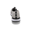 Heel view of RIVAL Men's Drive in Grey/Black/White.