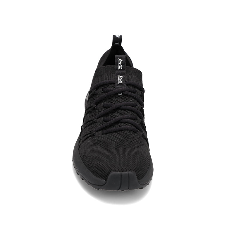Toe view of RIVAL Women's Drive in All Black.
