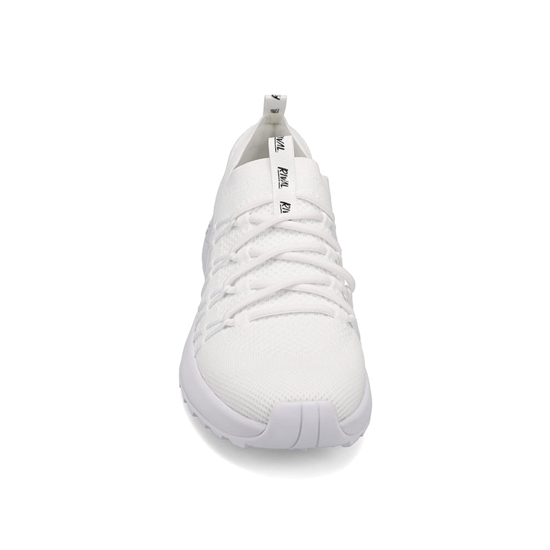 Toe view of RIVAL Men's Drive in White.