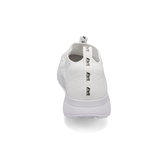 Heel view of RIVAL Men's Drive in White.