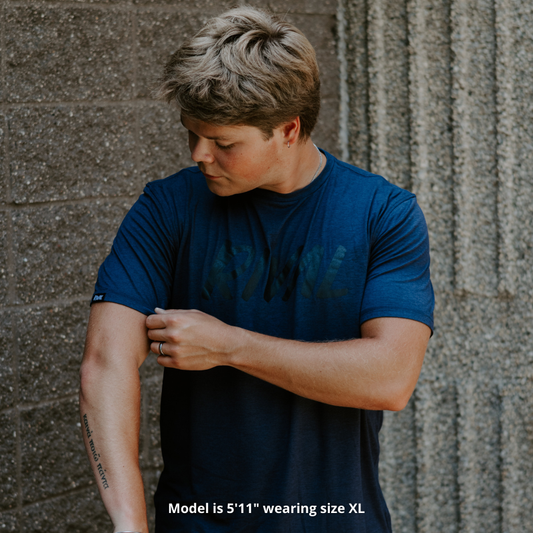 Unisex My All Day Active T-Shirt - Navy