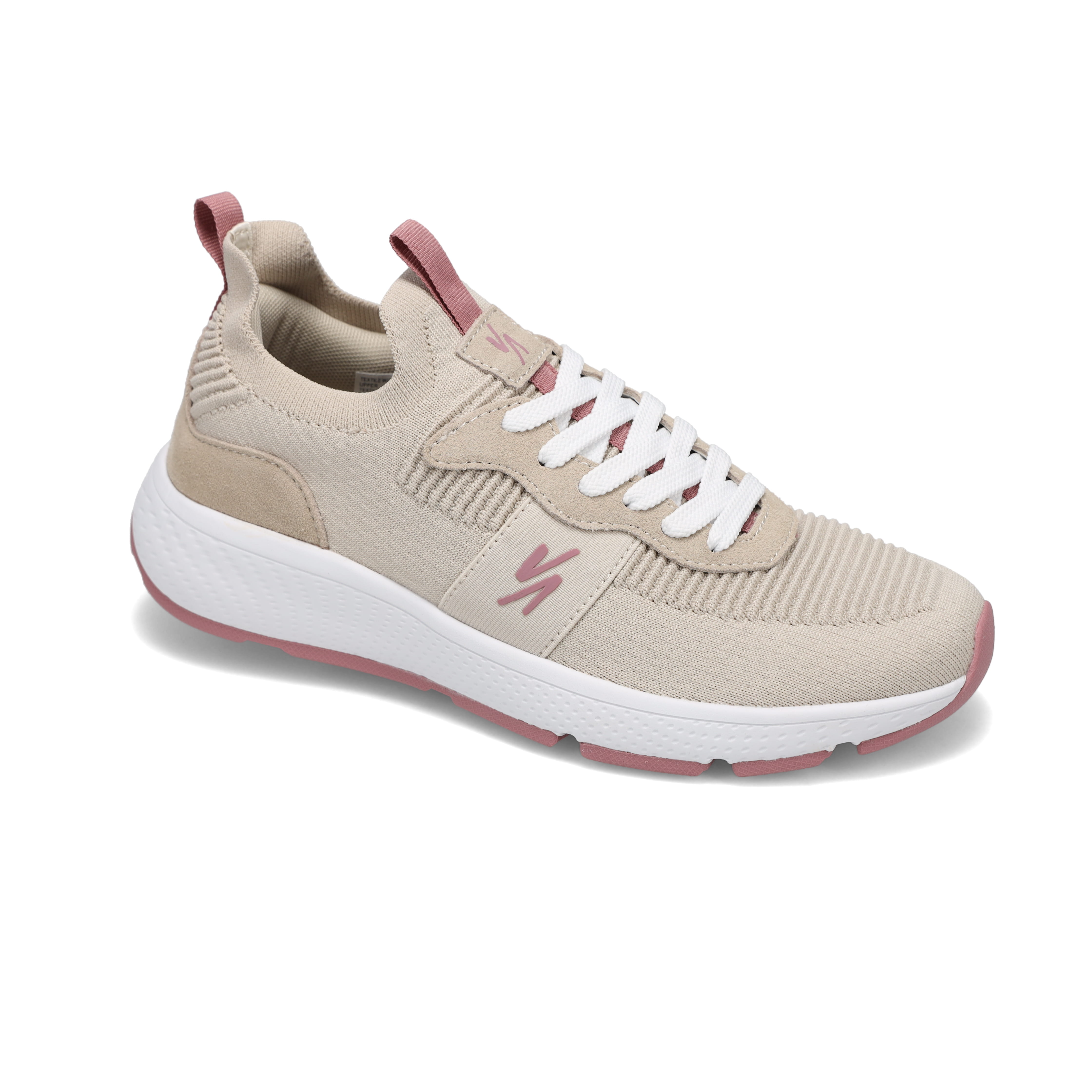 Women's Reign Flexible Sneaker (Sand/Orchid/White) – RIVAL Shoes