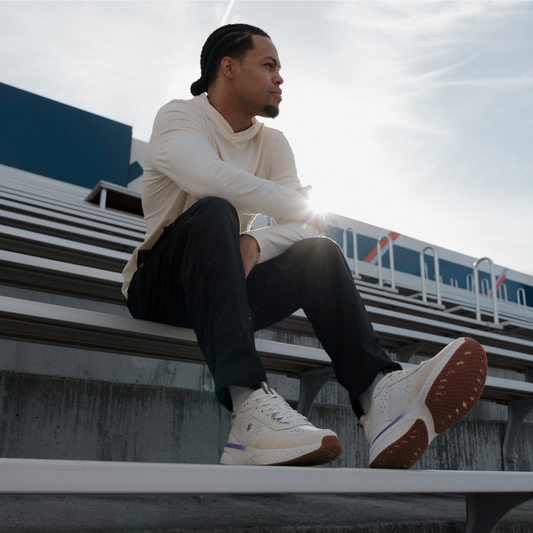 RIVAL Men's The GameDay - White/Purple/Gum