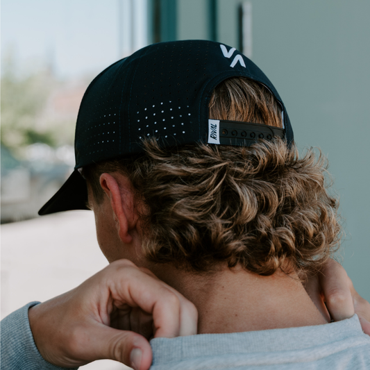 My Perforated Snapback Hat - Black