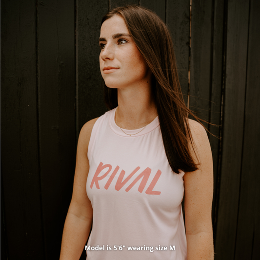 Women's My All Day High Neck Tank - Pink