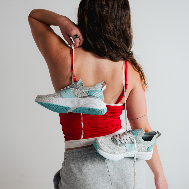 RIVAL Women's Rally - Silver Knit/Sky/Pure White