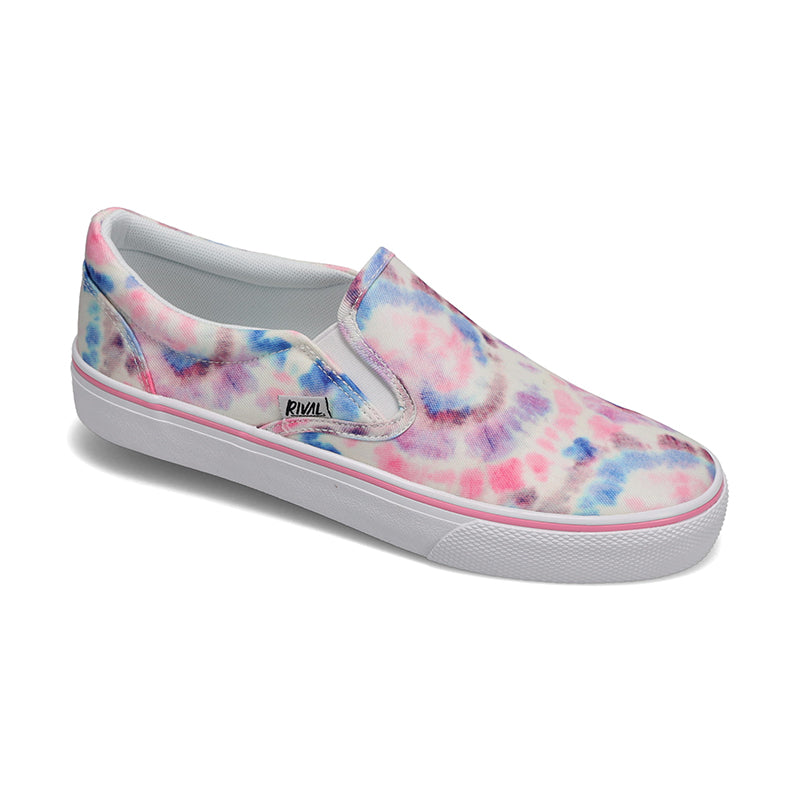 Tie dye vans slip hotsell on womens