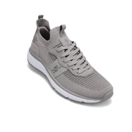 Angled side view of RIVAL Men's Reign Sneaker in Grey.