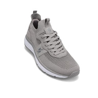 Angled front view of RIVAL Men's Reign Sneaker in Grey.