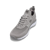 Angled front view of RIVAL Men's Reign Sneaker in Grey.