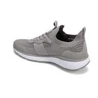 Angled back view of RIVAL Men's Reign Sneaker in Grey.