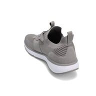 Angled back view of RIVAL Men's Reign Sneaker in Grey.